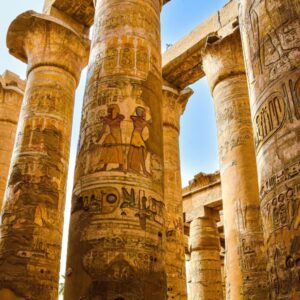 viaje a egipto columnas