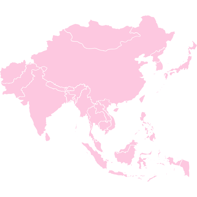 mapa asia