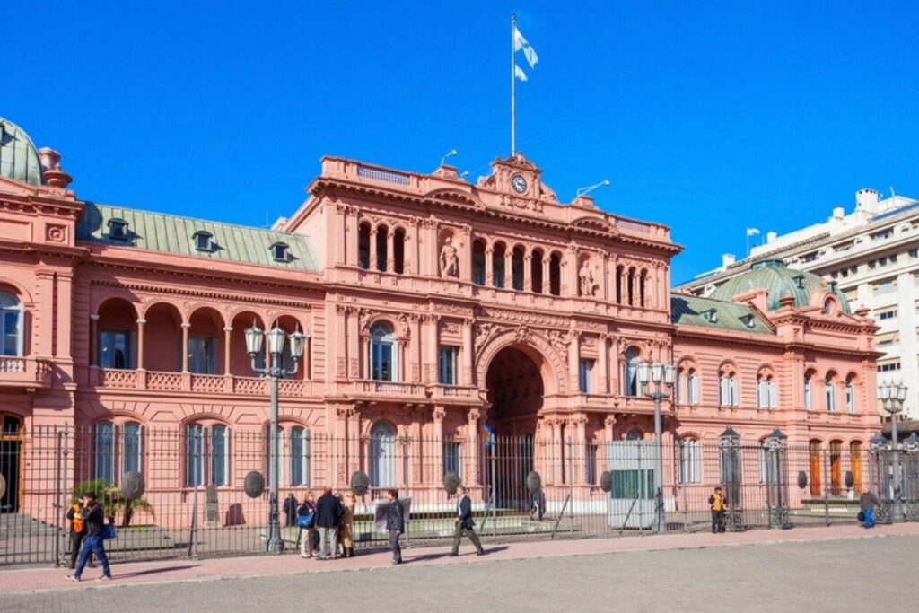 Casa Rosada en la Plaza de Mayo, Buenos Aires (Argentina)