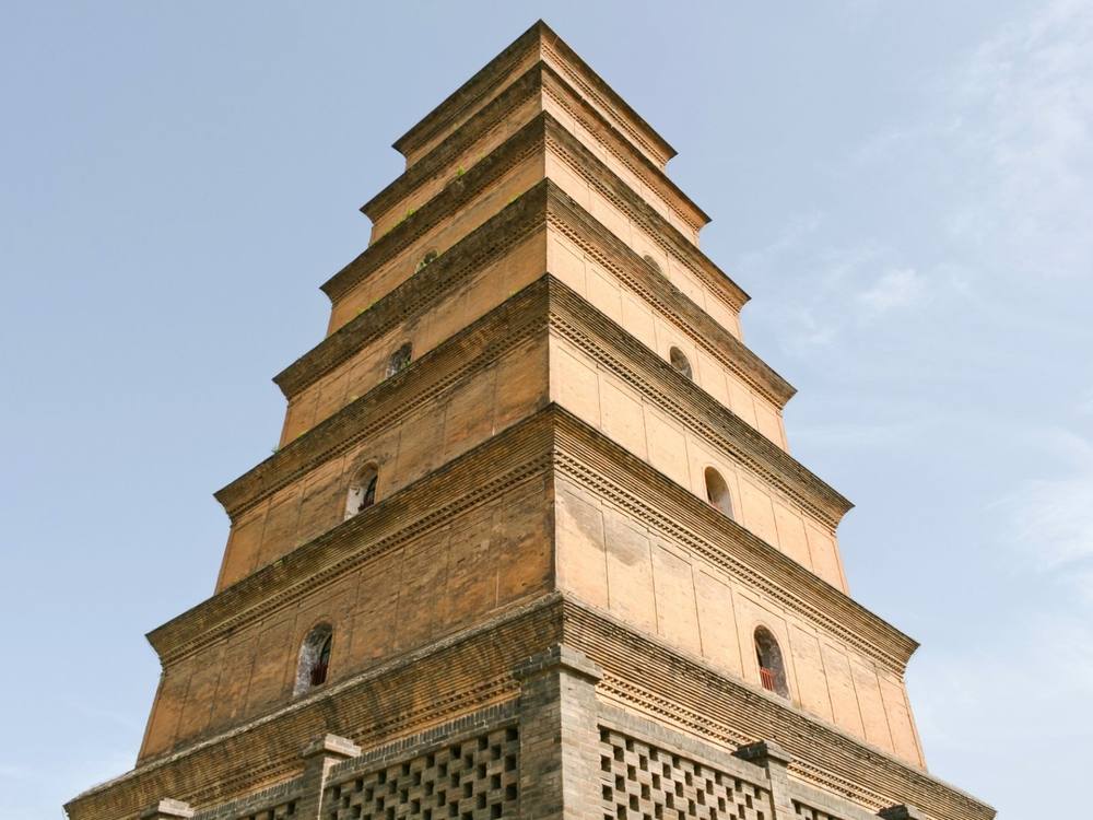La Gran Pagoda del Ganso Salvaje en Xi'an