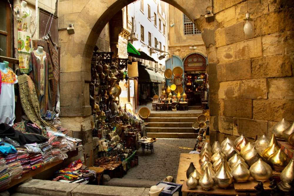 Bazar de Khan el Khalili en El Cairo