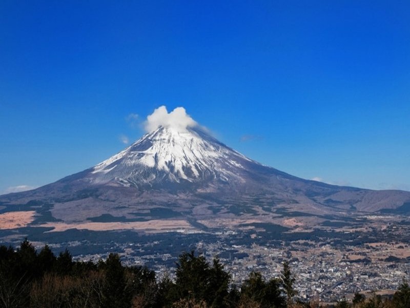Monte Fuji visto desde Hakone (Japón)